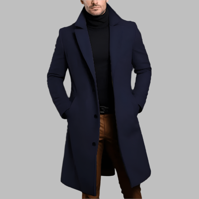 Men's longline winter coat