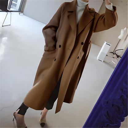Women's elegant wool coat