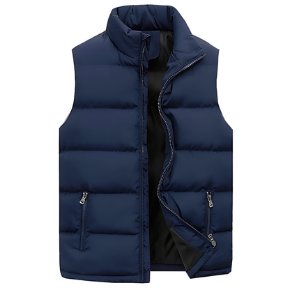 Men's Quilted Gilet – Padded Sleeveless Body Warmer Vest