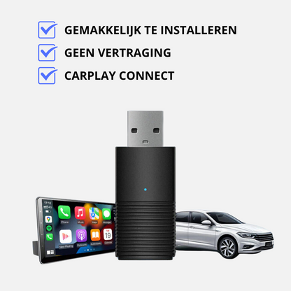 Wireless Car Adapter – CarPlay & Android Auto Connect Dongle