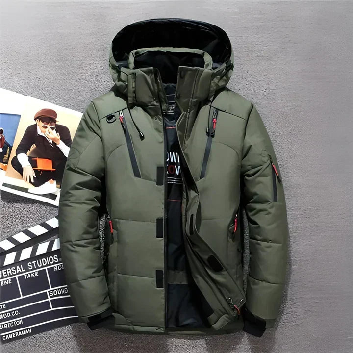 Men's Down Jacket – Warm Padded Puffer Jacket
