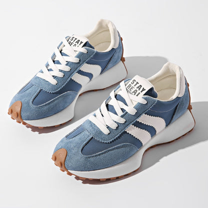 Women's chunky lace-up trainers