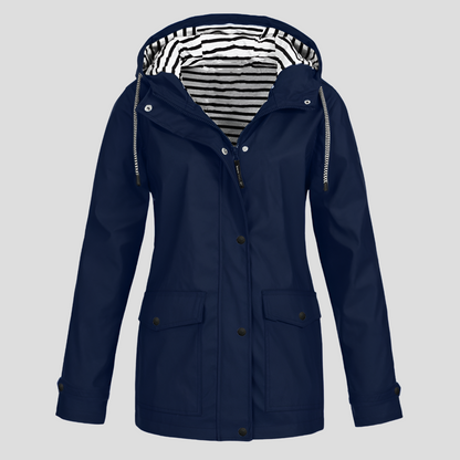 Women's Waterproof Jacket – Windproof Hooded Rain Coat