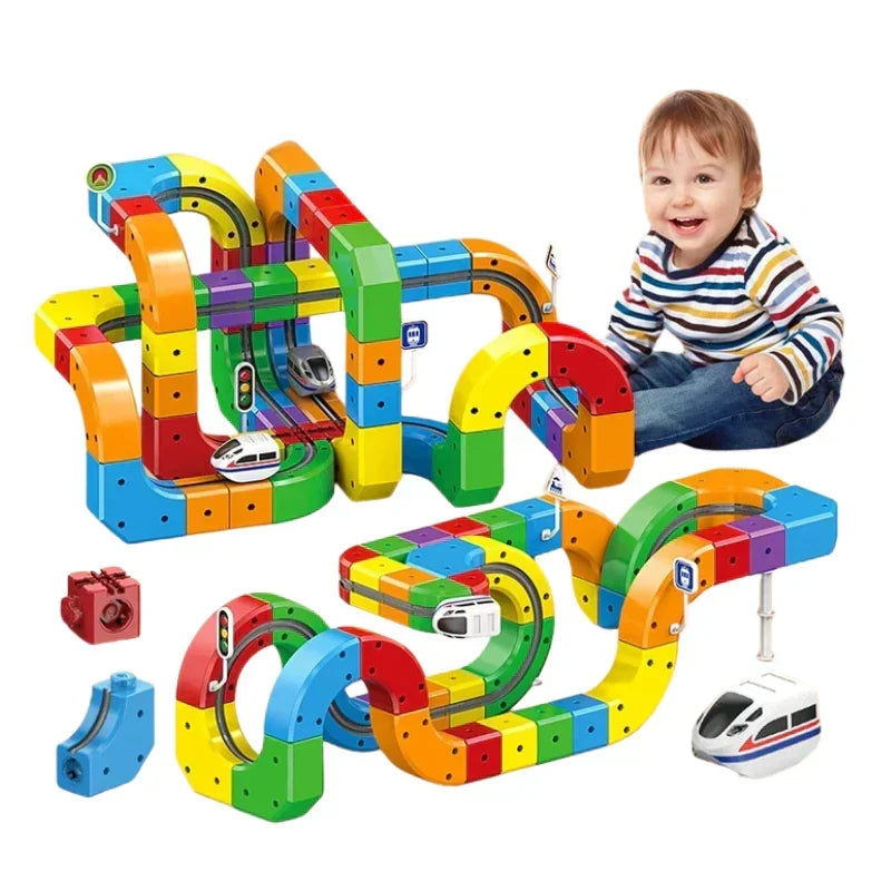 DIY Modular Race Track Set – Build-Your-Own Track with Cars