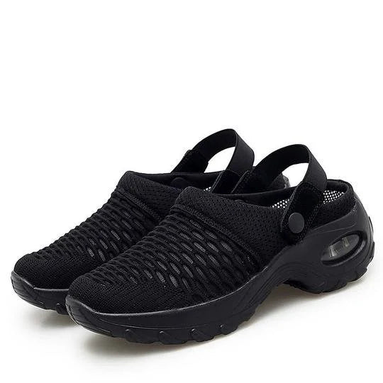 Orthopaedic Air Cushioned Shoes for Women, Breathable Mesh Trainers with Arch Support