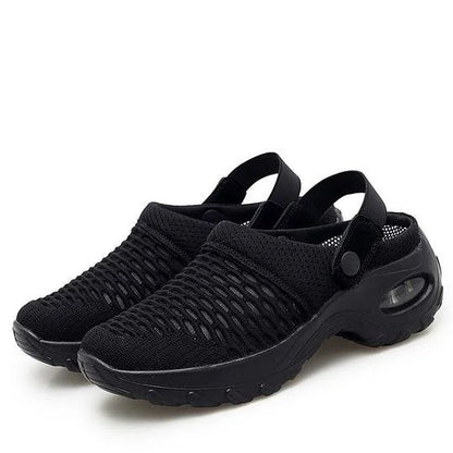 Orthopaedic Air Cushioned Shoes for Women, Breathable Mesh Trainers with Arch Support