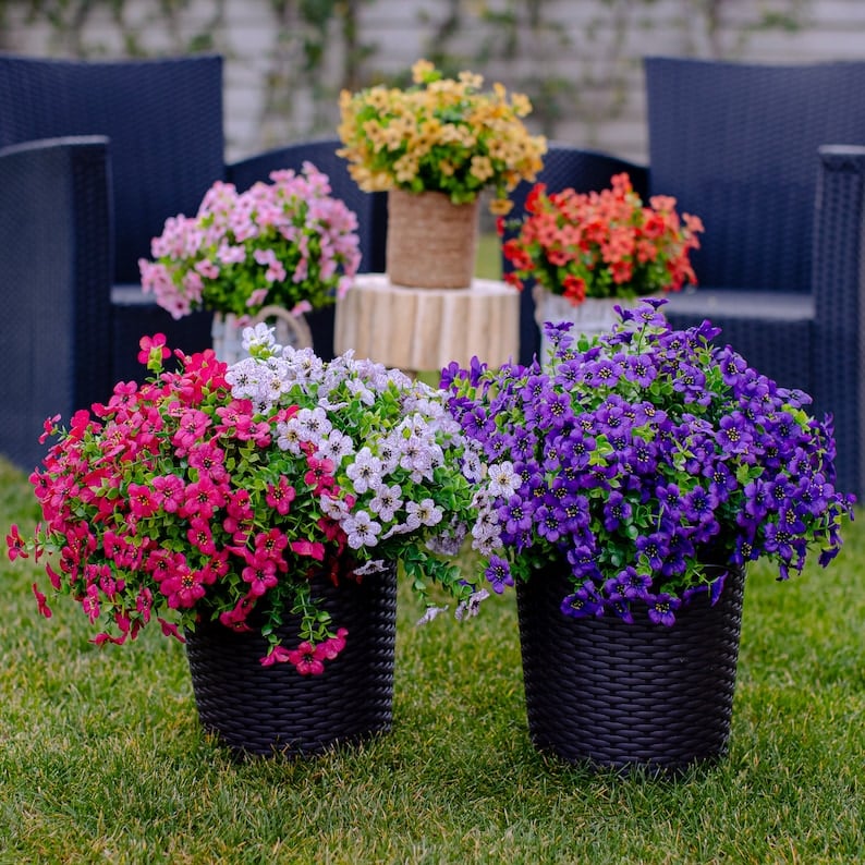 UV-Resistant Artificial Flowers – Indoor & Outdoor Decoration