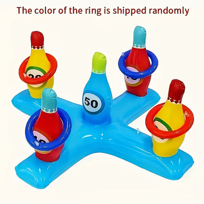 Inflatable Water Bowling Set – Fun Pool Game for All Ages