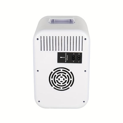 8L portable mini fridge with glass door