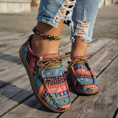 Women's Orthopaedic Shoes – Lace-Up Cushioned Trainers