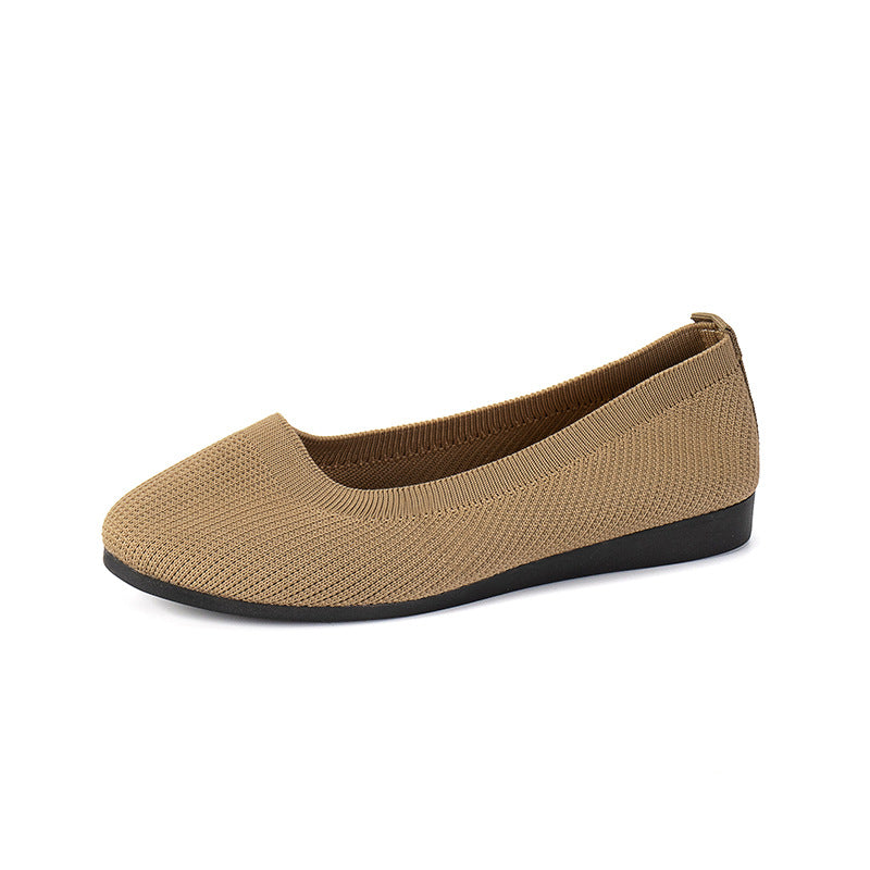 Women's slip-on cushioned comfort trainers