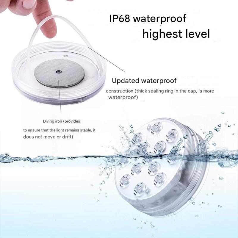 Underwater LED Light – Colourful Fully Waterproof, Remote