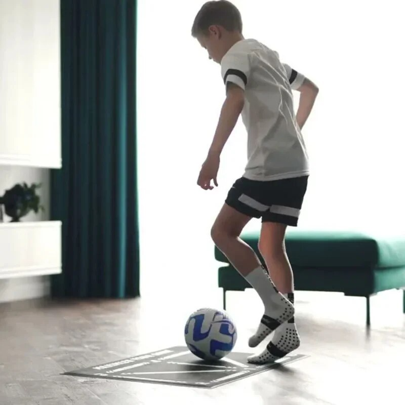 Football Training Mat – Non-Slip Foldable Footwork Skills Mat