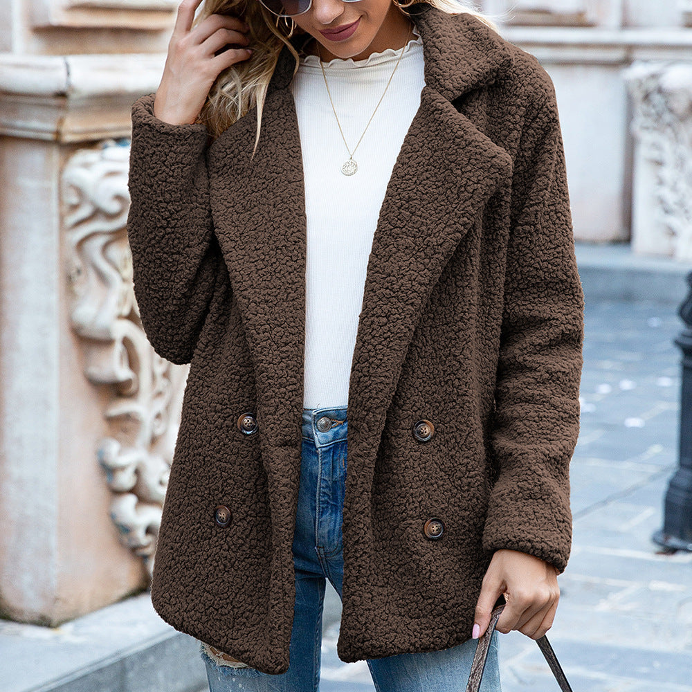 Women's teddy jacket colour option