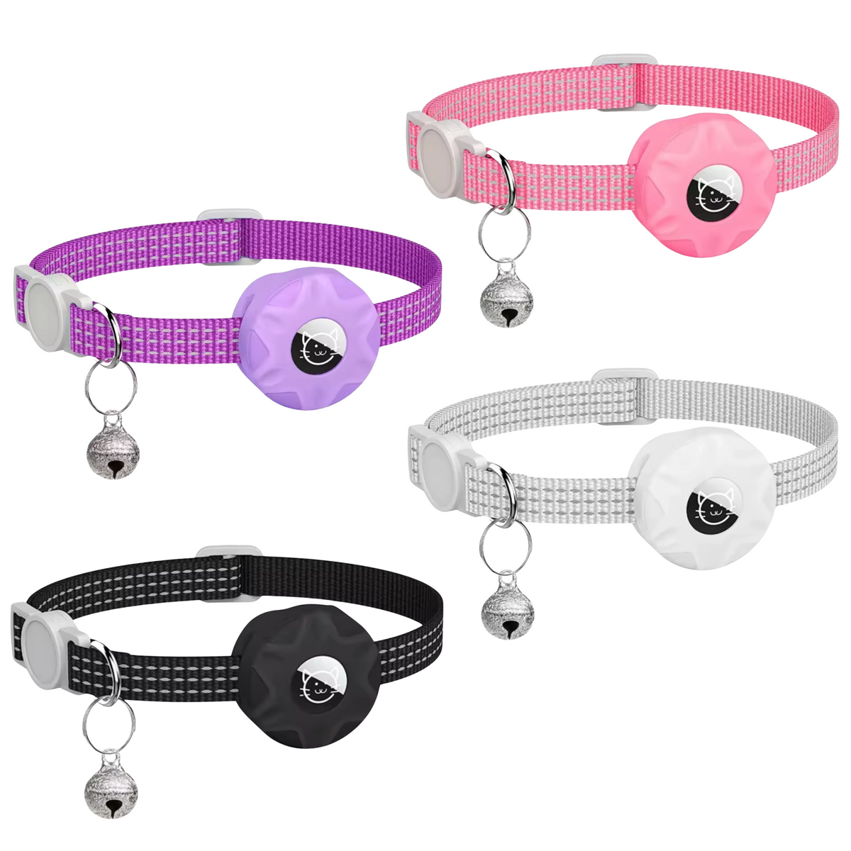 Smart pet tracker collar for cats and dogs