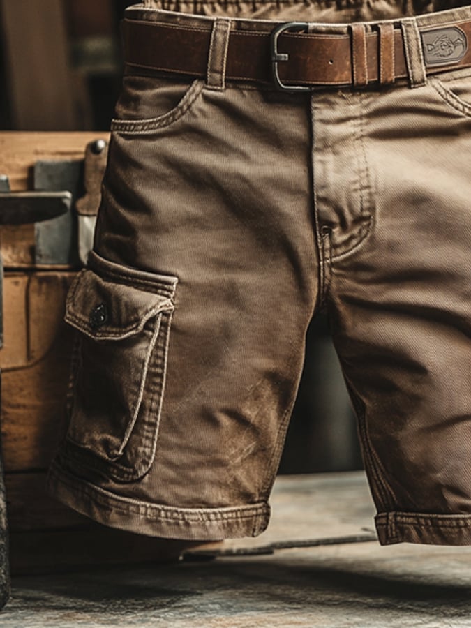 Men's relaxed-fit cargo trousers