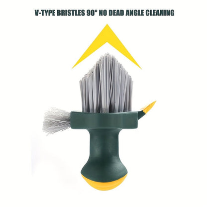 2-in-1 grout and floor scrub brush