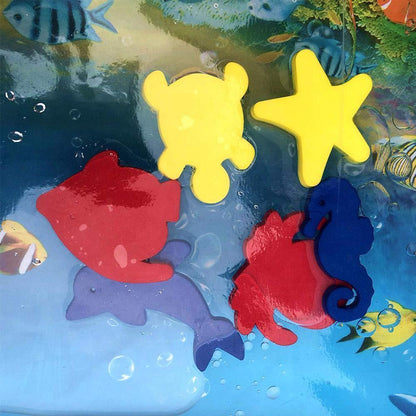 Inflatable baby water play tummy time mat