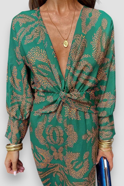 Women's elegant floral occasion dress