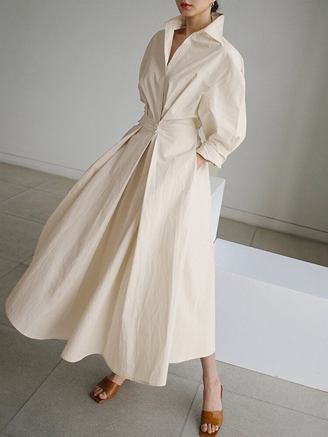 Women's elegant maxi dress - side