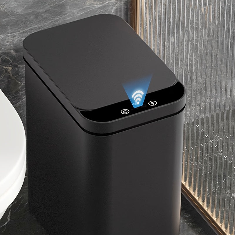 Smart sensor touchless slim waste bin set