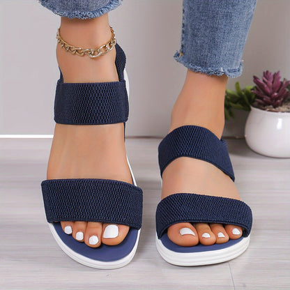 Lightweight Stretch Sandals for Women, Elasticated Comfort Sandals with Arch Support