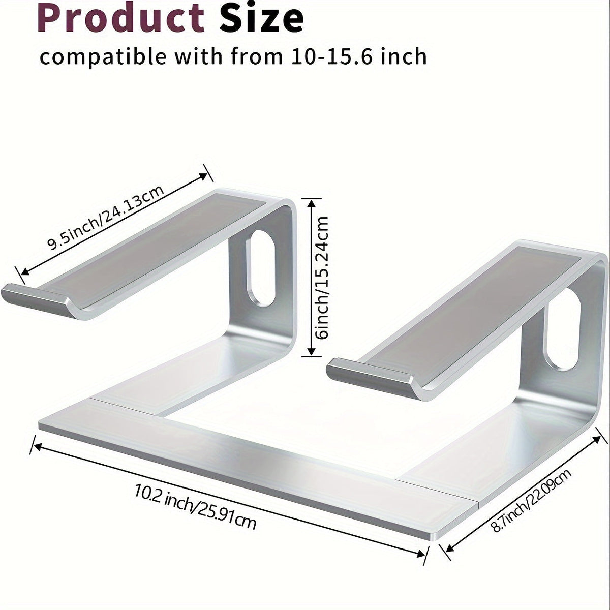 Laptop Stand – Adjustable Aluminum Riser