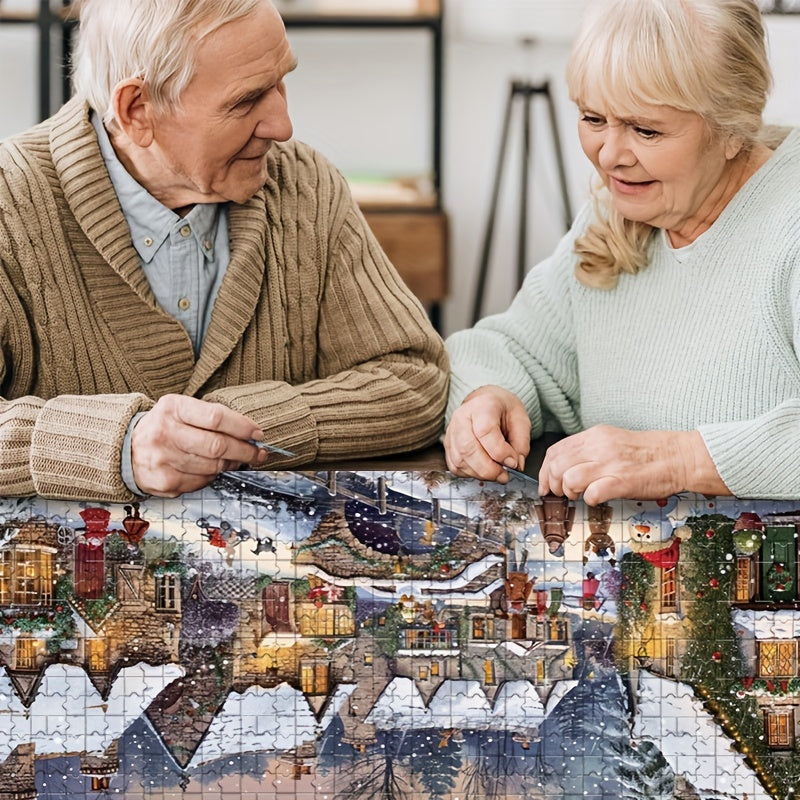 Winter holidays 1000-piece jigsaw puzzle