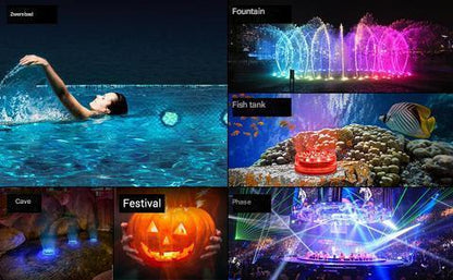 Underwater LED Light – Colourful Fully Waterproof, Remote