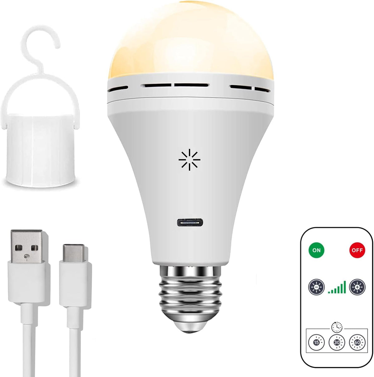 Rechargeable Wireless LED Lamp – Dimmable with Remote