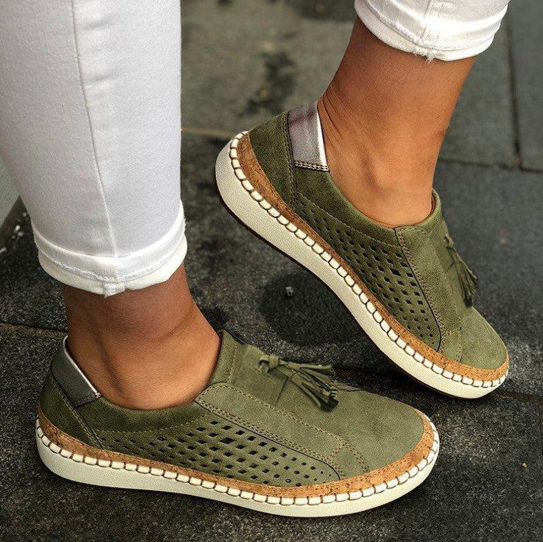Breathable Orthopaedic Slip-On Sneakers for Women, Lightweight Comfort Trainers