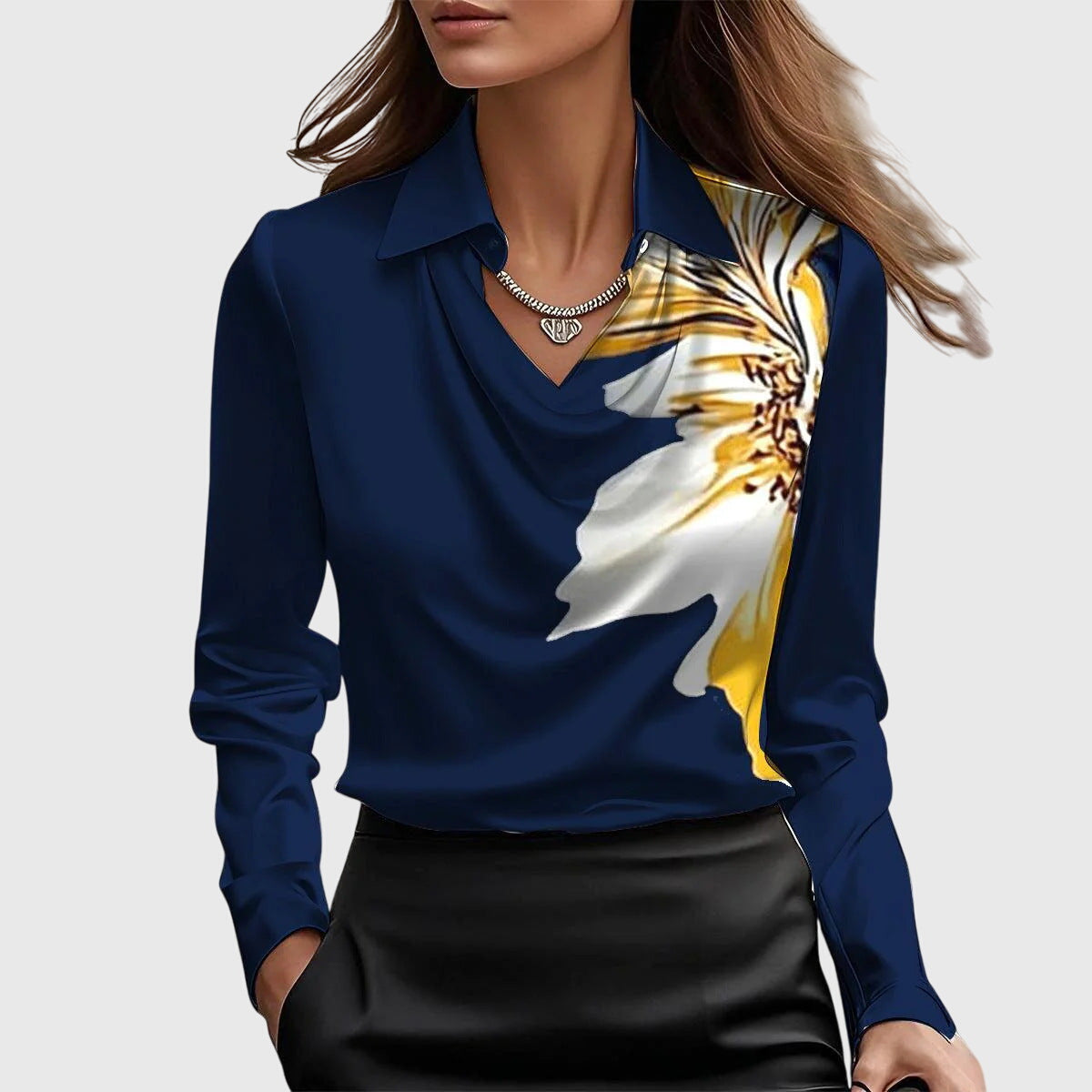 Women's elegant work blouse