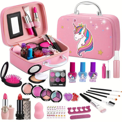Unicorn Kids' Make-Up Set – Real Cosmetics & Accessories Bag
