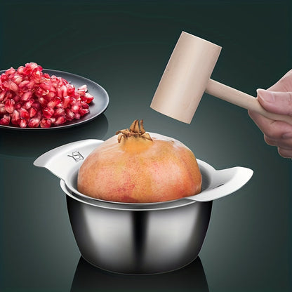 3-piece pomegranate deseeder peeler and seed catcher set