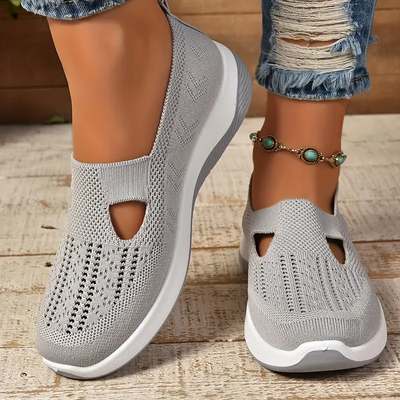 Orthopaedic Comfort Trainers for Women – Cushioned Mesh Sneakers with Arch Support