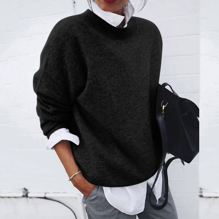 Women's round-neck jumper colour option