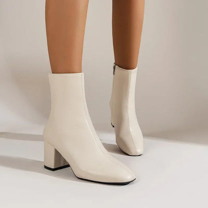 Women's Ankle Boots – Elegant Versatile Heeled Boots