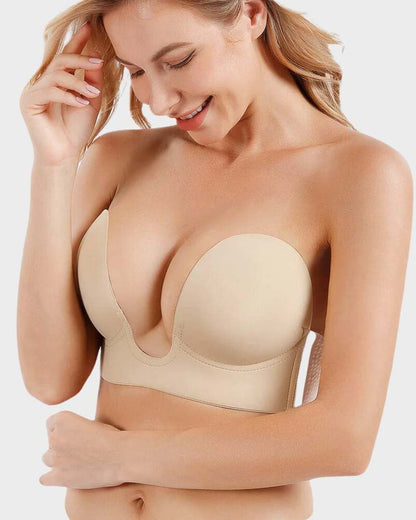 Women's contoured push-up bra