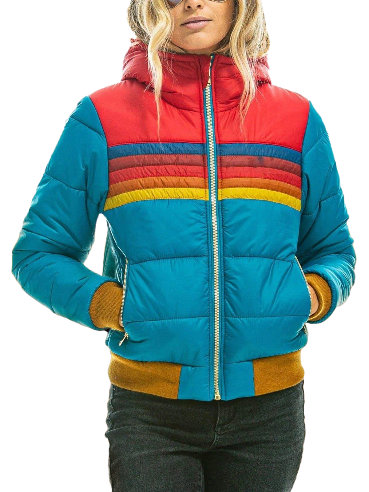 Women's padded winter jacket