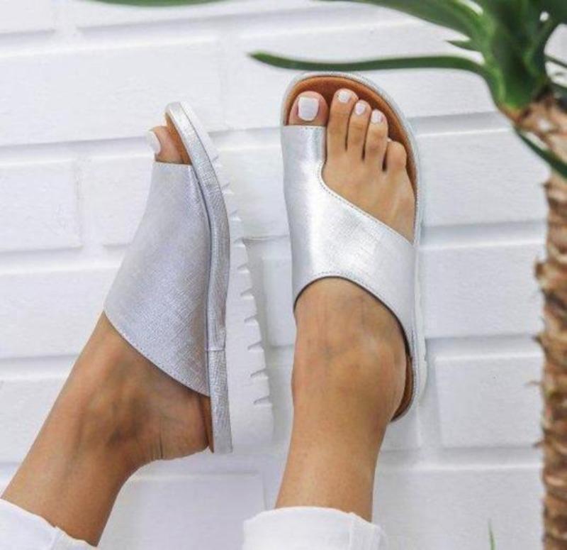 Orthopaedic Strappy Sandals for Women – Ankle Strap Comfort Sandals with Arch Support