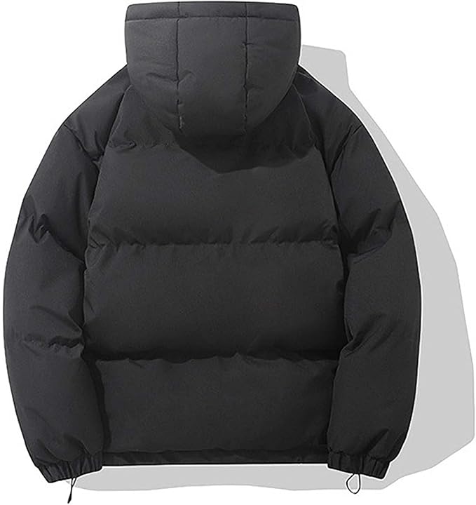 Men's Hooded Jacket – Classic Warm Padded Jacket