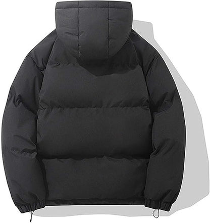 Men's Hooded Jacket – Classic Warm Padded Jacket