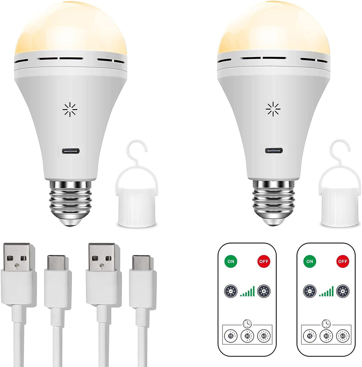 Rechargeable Wireless LED Lamp – Dimmable with Remote
