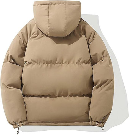 Men's Hooded Jacket – Classic Warm Padded Jacket