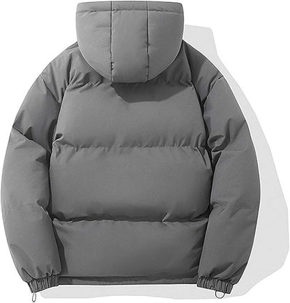 Men's Hooded Jacket – Classic Warm Padded Jacket