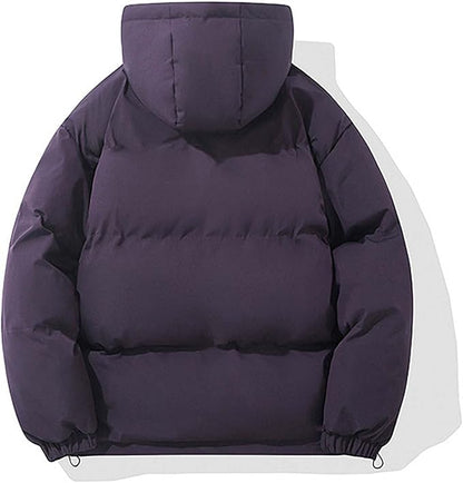 Men's Hooded Jacket – Classic Warm Padded Jacket
