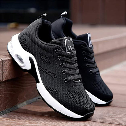Orthopaedic Knit Sneakers for Women – Breathable Flyknit Trainers with Arch Support