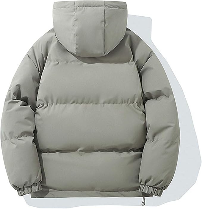 Men's Hooded Jacket – Classic Warm Padded Jacket