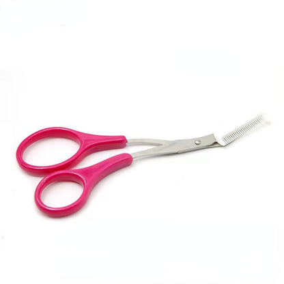 Eyebrow Scissors with Comb – Precise Stainless Steel Grooming Scissors