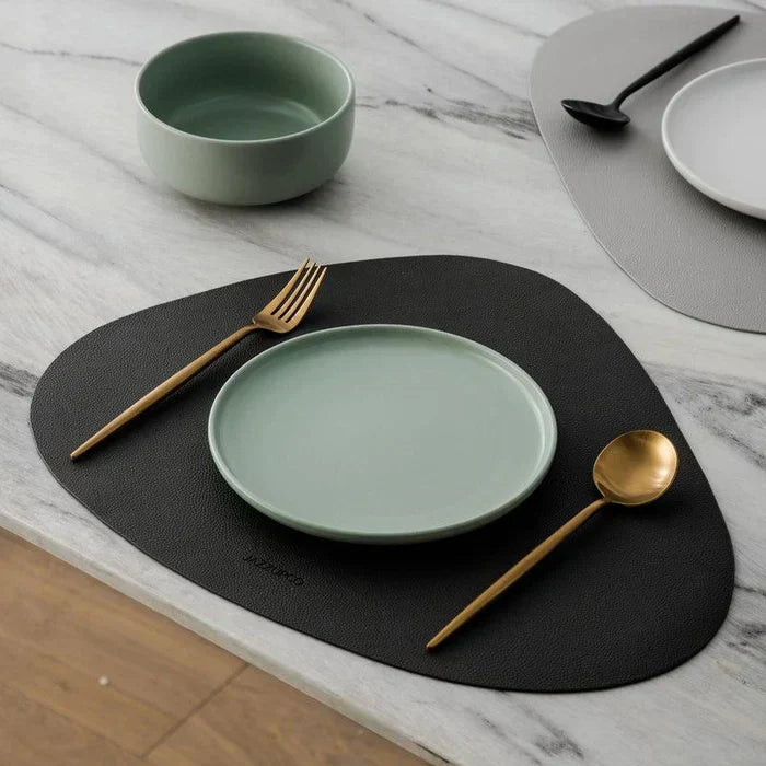 Modern matte stainless steel cutlery set